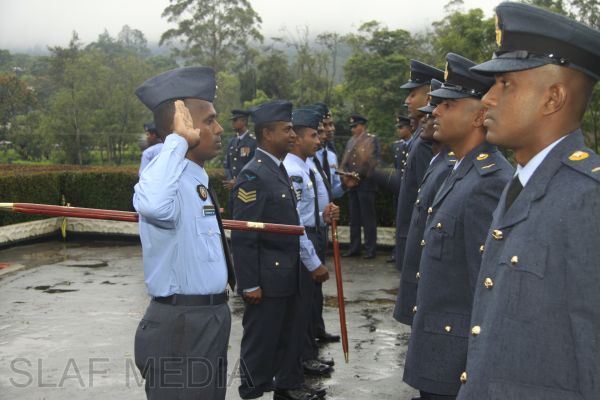 The Commissioning and Passing Out Parade at SLAF Diyatalawa